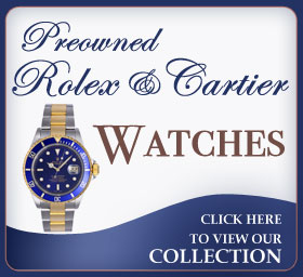 Preowned Rolex and Cartier Watches